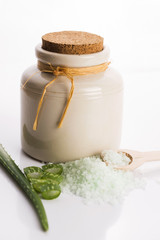 aloe vera and sea salt