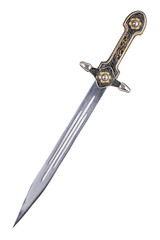 Vintage steel knife with a sharp blade