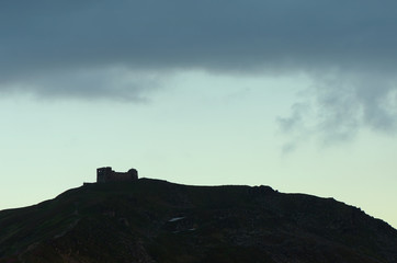 Fototapeta na wymiar Observatory on a mountain top