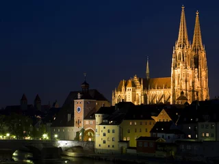 Regensburger Dom zur blauen Stunde © Nils Heiliger