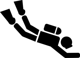 Scuba Diver Pictogram
