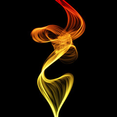 Abstract light wave futuristic background. Vector illustration.