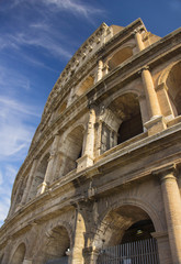 Obraz premium Colosseum Front View, Rome, Italy