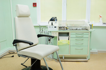 Interior of a ENT consulting room