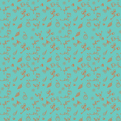 Mini romantic floral pattern