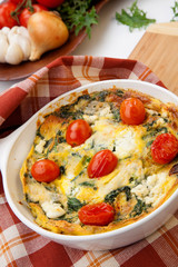 Kale Tomato Frittata
