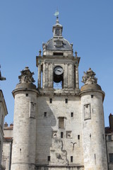 Fototapeta na wymiar Charente-Maritime - La Rochelle - Grosse Horloge