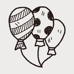 doodle balloon