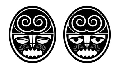 maori masks