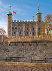 Fototapeta na wymiar LONDON, UK - APRIL15, 2015: Tower of London (started 1078)