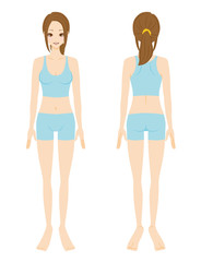 美容 女性 アンダーウェア 全身