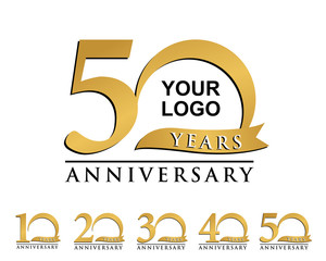 anniversary element gold logo