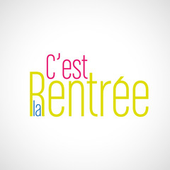 Fototapeta premium c'est la rentrée