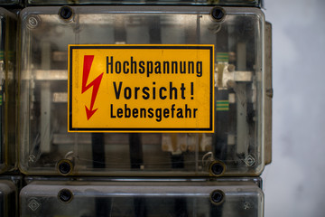 Vorsicht Hochspannung