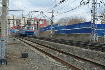 Fototapeta na wymiar Российские железные дороги (РЖД)