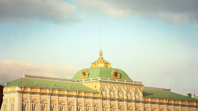Kremlin Moscow Time Lapse zoom