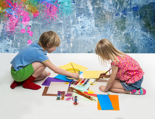 Children draw