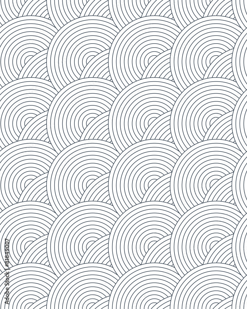Poster seamless pattern with circles. repeating modern stylish