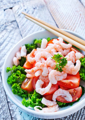 salad with shrimps