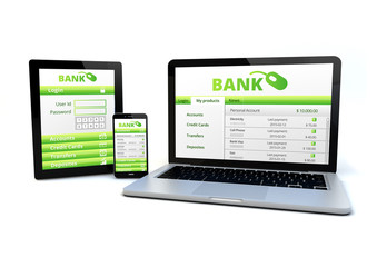 banking online concept