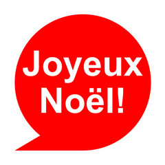 Icono texto Joyeux Noël!