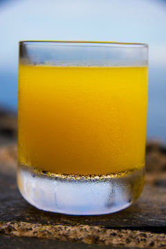 Orangensaft im Glas