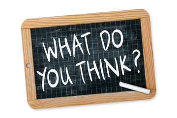 Obraz premium What do you think ? 