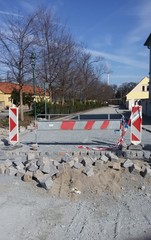 Road closed