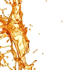 Foto op Canvas Liquid Splash. Alcohol, Tea, Cola. © ossyffer