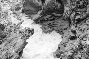 Athabasca Falls in Alberta