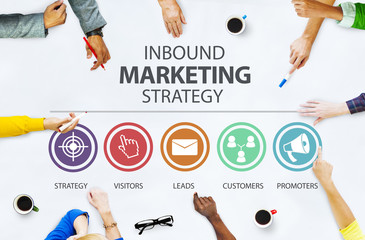 Inbound Marketing Strategy Advertisement Commercial Concept