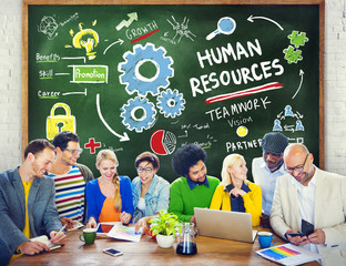 Human Resources Employment Teamwork Study Education Concept