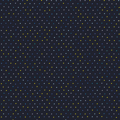 Regular dot grid backdrop. Abstract contrast pattern. Yellow blu
