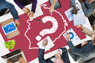 Confused Problem Question Worried Thought Concept