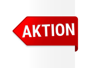 Aktion Schild Verkauf