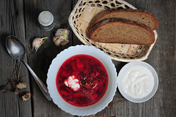 village lunch - borscht