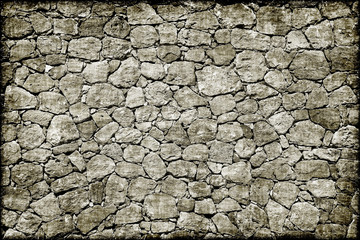 Old stone wall grunge background