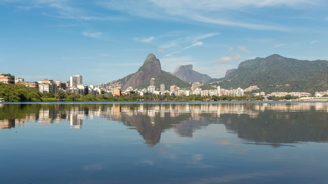Rio de Janeiro, Brazil. Panning Time Lapse.