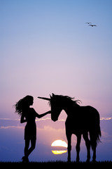 girl and unicorn © adrenalinapura
