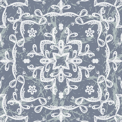 Vector seamless pattern imitating lace