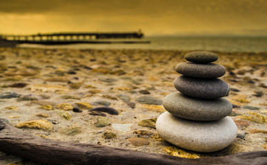 Zen Balancing Stones