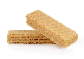 Wafers isolated on a white background