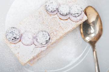 napoleon blueberry cake dessert