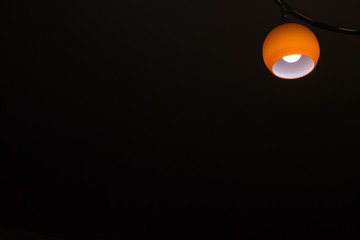 Orange Coloured Lamp