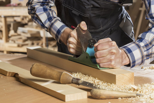 Carpenter at work