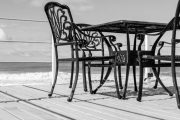 Black Cast Iron Chairs