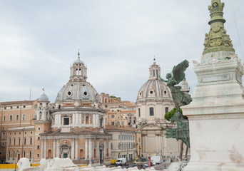 Obraz premium Il Monumento nazionale a Vittorio Emanuele II, Rome, Italy