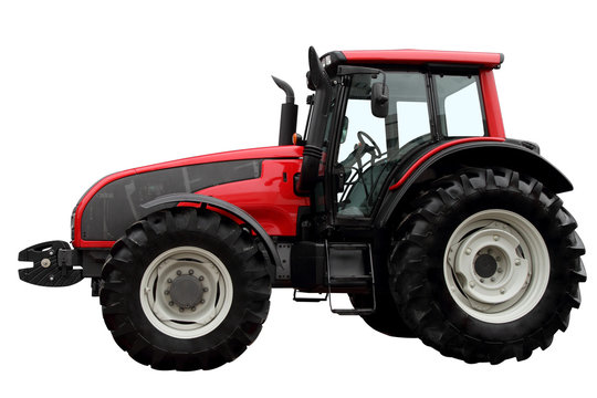 Fototapeta Modern heavy tractor.