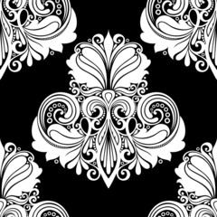 Vector Seamless Damask Pattern