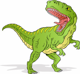 Angry T-Rex Dinosaur